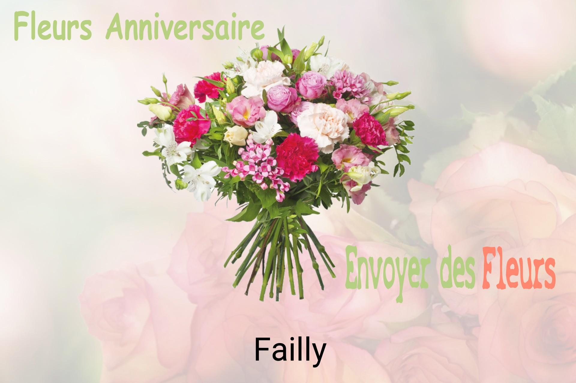 Bouquet de fleurs d’anniversaire livré à Failly
